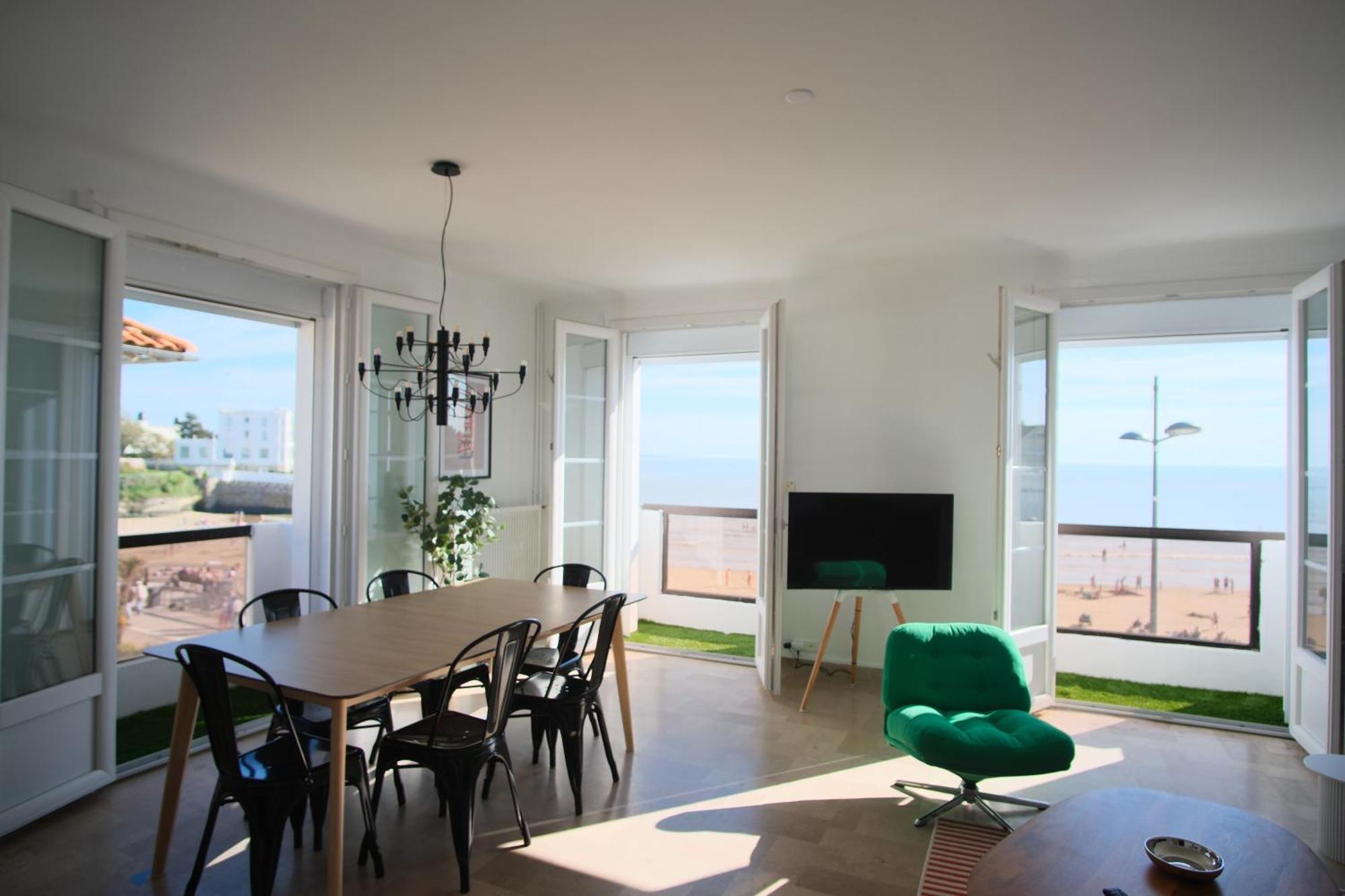 Appartement Avec Balcons Vue Mer A Pontaillac Royan Bagian luar foto