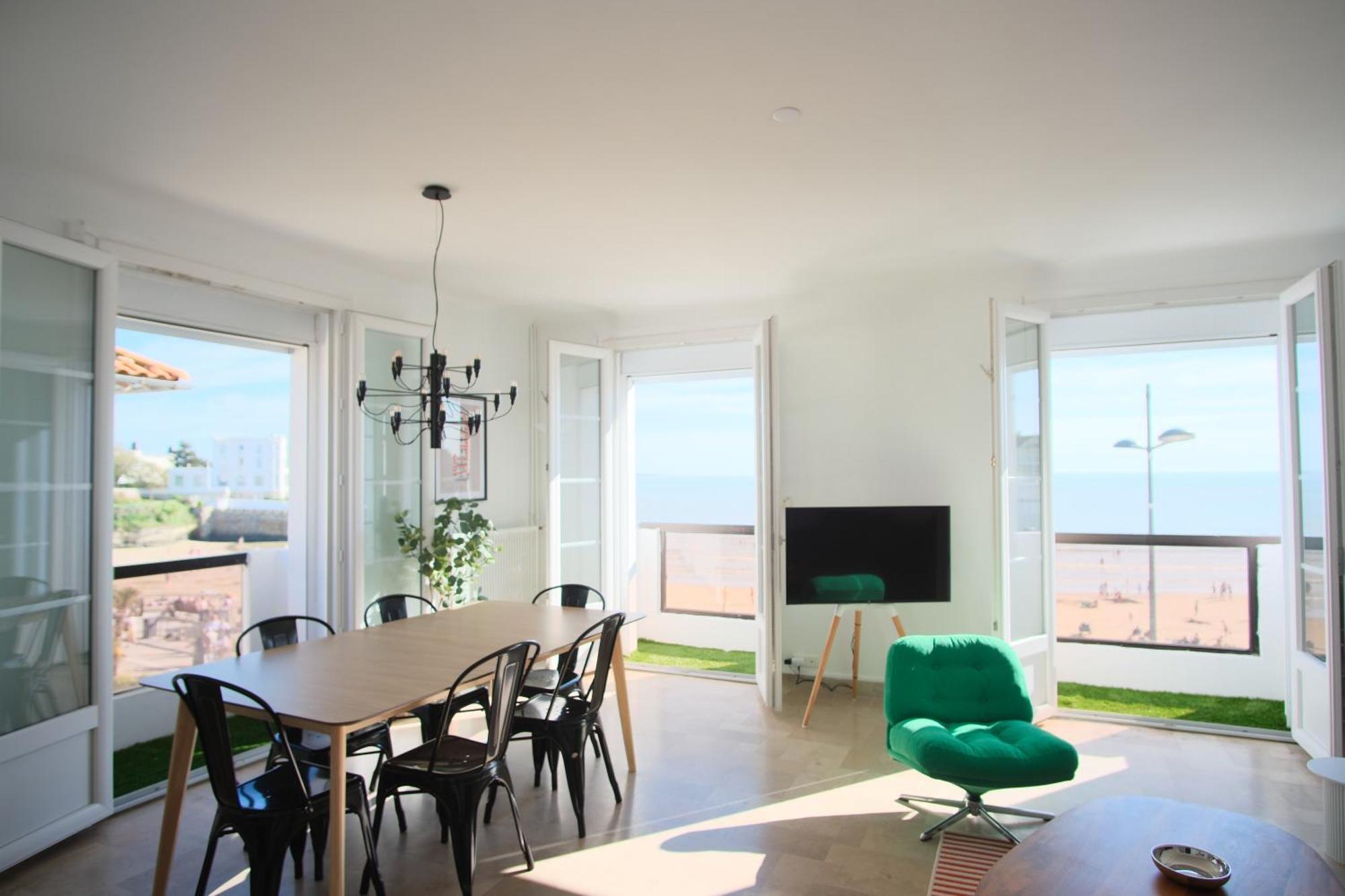 Appartement Avec Balcons Vue Mer A Pontaillac Royan Bagian luar foto